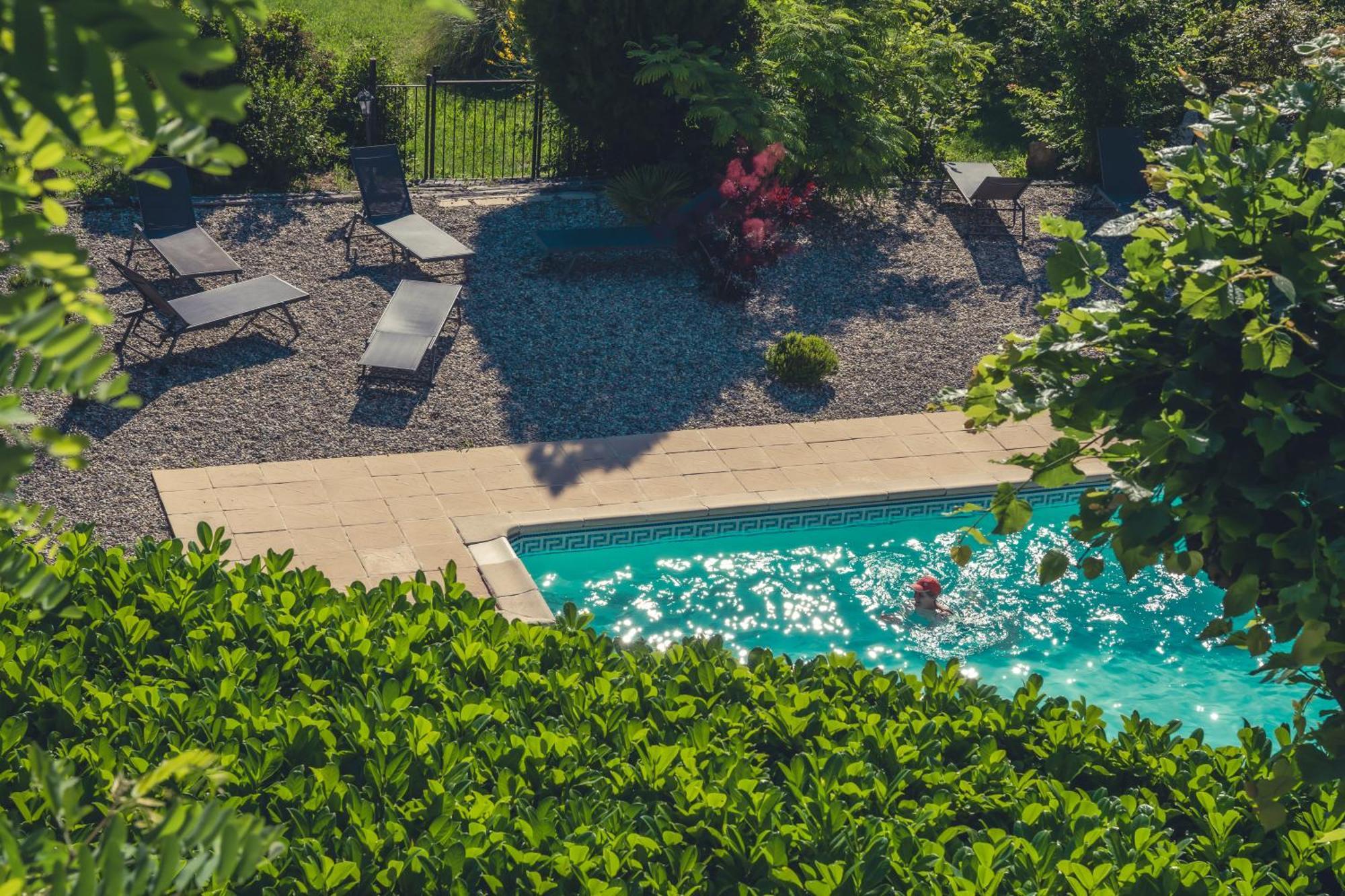 Logis Hotel Restaurant Le Plantevin Propiac Luaran gambar