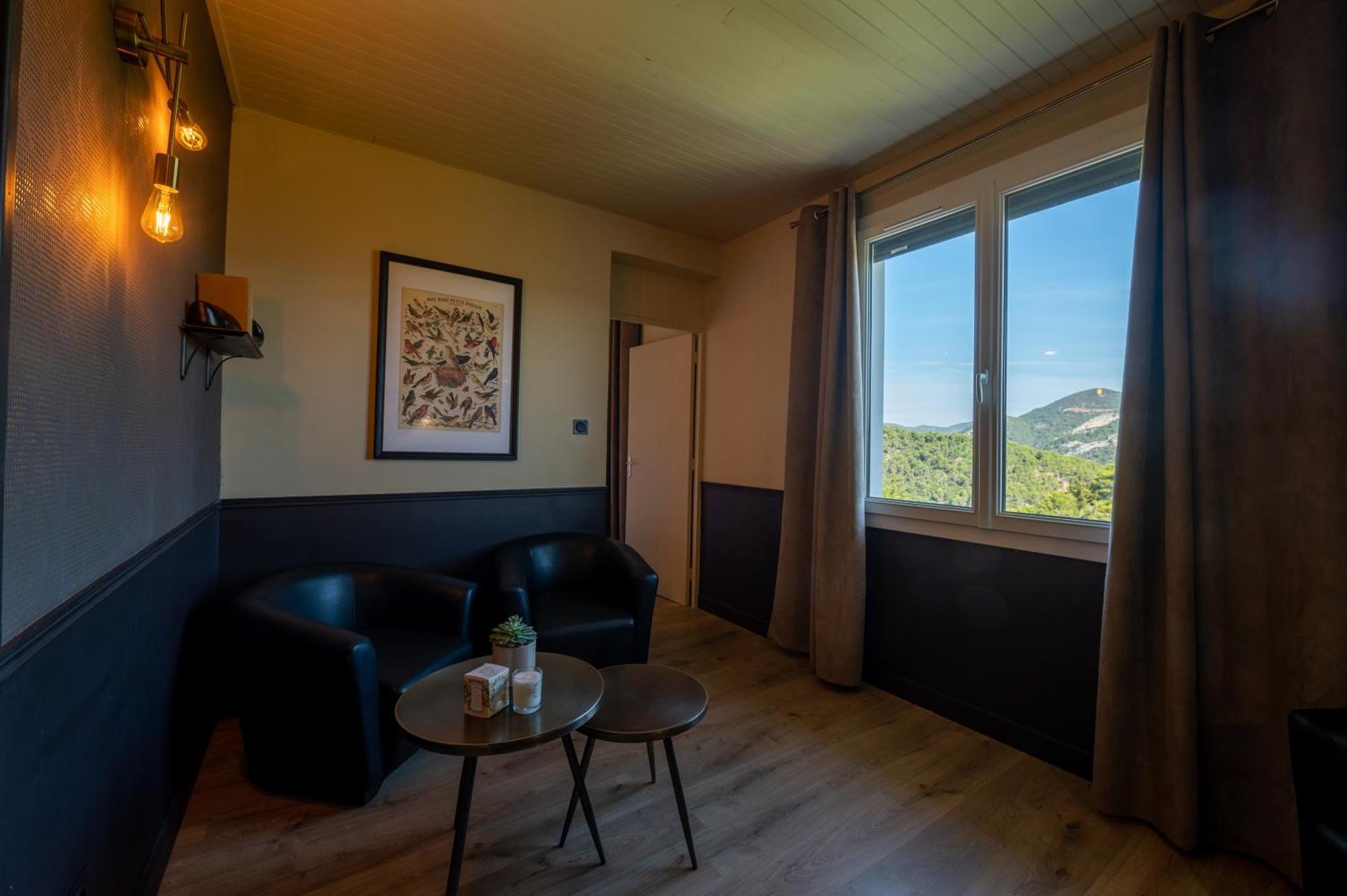 Logis Hotel Restaurant Le Plantevin Propiac Luaran gambar